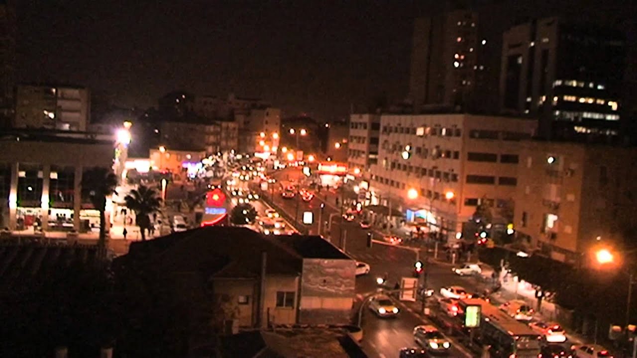 נוף מהמשרד בשעות הערב סניף ראשון לציון