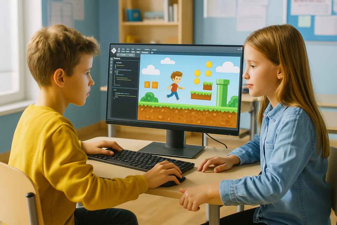 איך ילדים בונים משחקים אמיתיים עם GameMaker – ומה הם לומדים בדרך