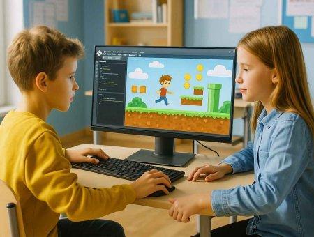 איך ילדים בונים משחקים אמיתיים עם GameMaker – ומה הם לומדים בדרך